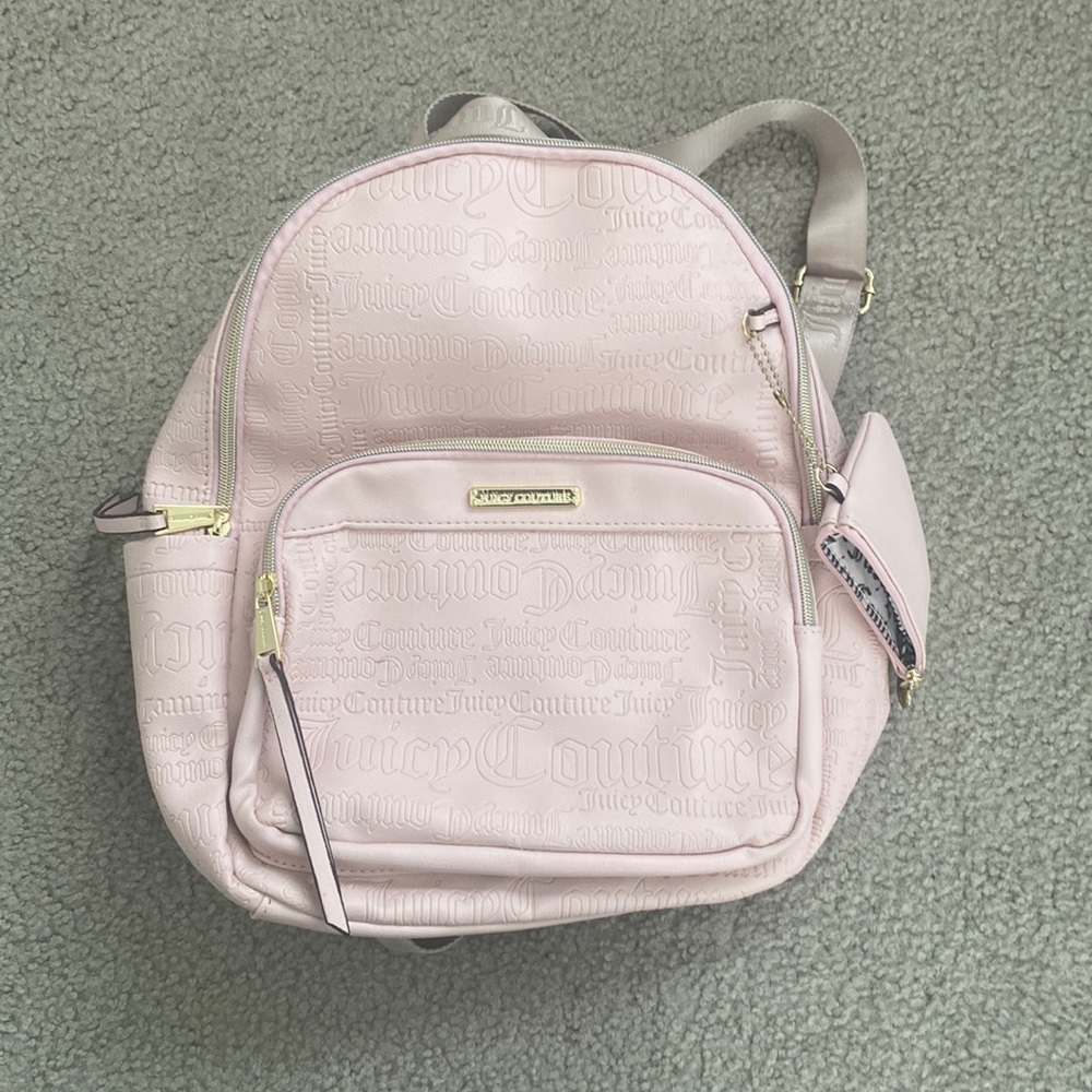 Juicy Couture Babypink Backpack with Wallet
